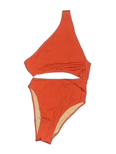 Pre-owned Jcrew One Piece Swimsuit In Orange