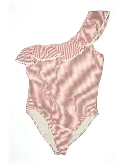 Pre-owned Jcrew One Piece Swimsuit In Pink