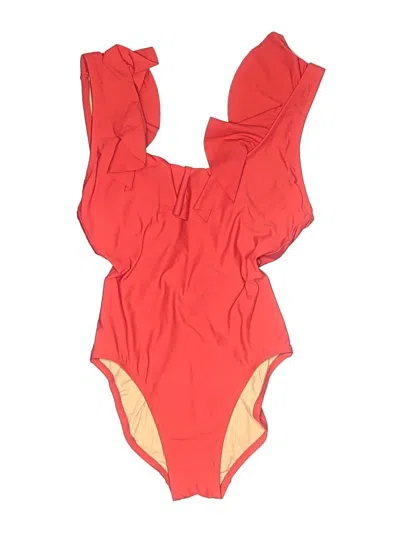 Pre-owned Jcrew One Piece Swimsuit In Pink