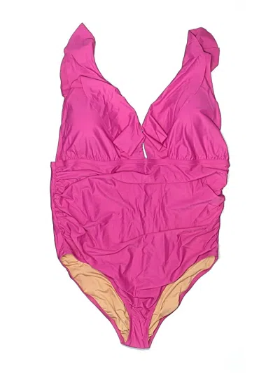 Jcrew One Piece Swimsuit In Pink