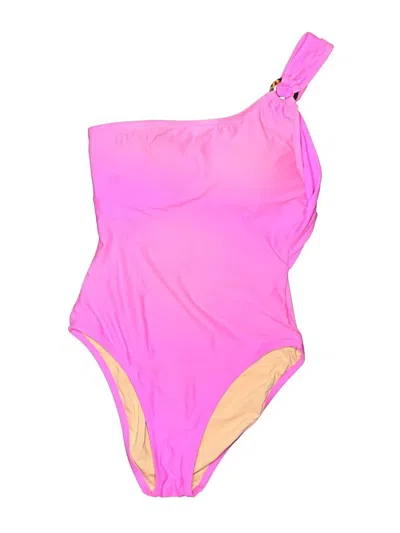 Pre-owned Jcrew One Piece Swimsuit In Pink