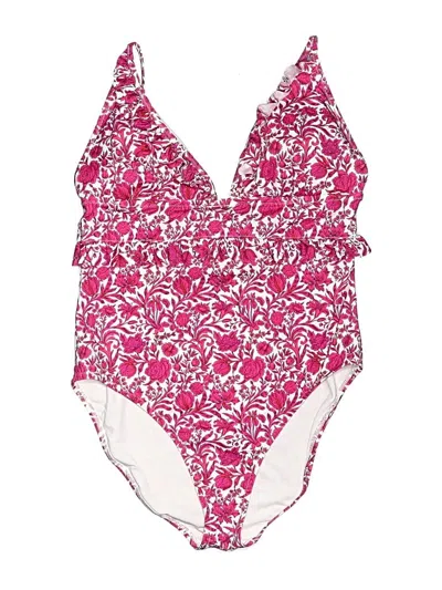 Pre-owned Jcrew One Piece Swimsuit In Pink