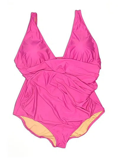 Jcrew One Piece Swimsuit In Pink