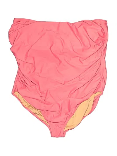Pre-owned Jcrew One Piece Swimsuit In Pink