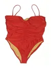 Jcrew One Piece Swimsuit In Red