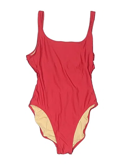 Pre-owned Jcrew One Piece Swimsuit In Red