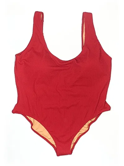 Jcrew One Piece Swimsuit In Red