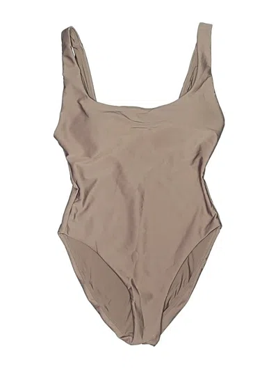 Pre-owned Jcrew One Piece Swimsuit In Tan