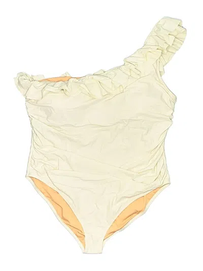 Jcrew One Piece Swimsuit In White