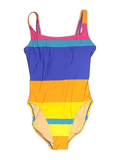 Pre-owned Jcrew One Piece Swimsuit In Yellow