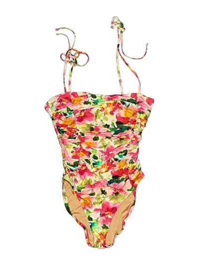 Pre-owned Jcrew One Piece Swimsuit In Yellow