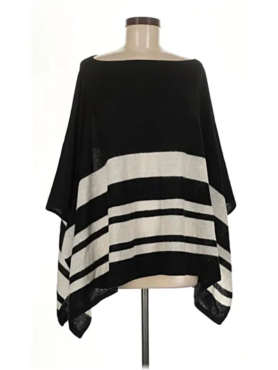 Pre-owned Jcrew Poncho In Black