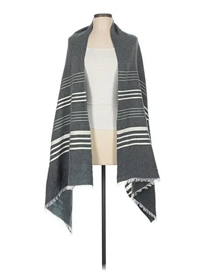Pre-owned Jcrew Poncho In Blue