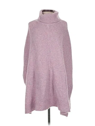 Pre-owned Jcrew Poncho In Pink