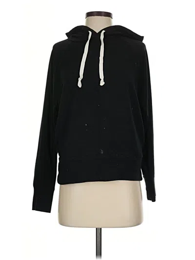Pre-owned Jcrew Pullover Hoodie In Black