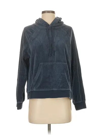 Pre-owned Jcrew Pullover Hoodie In Blue