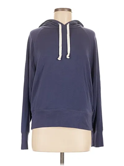 Pre-owned Jcrew Pullover Hoodie In Blue