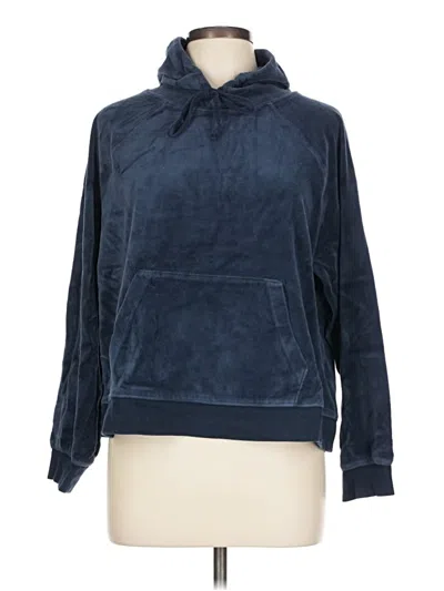 Pre-owned Jcrew Pullover Hoodie In Blue