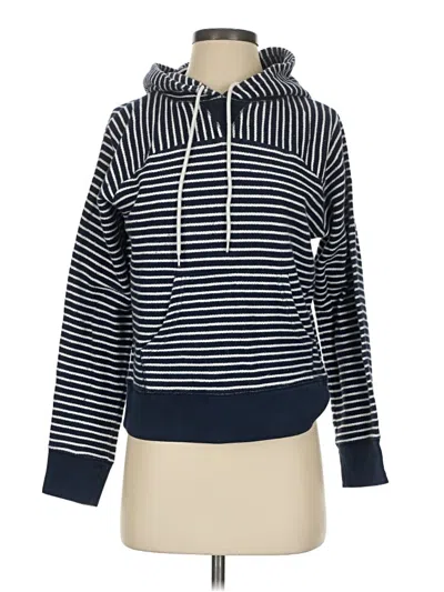 Pre-owned Jcrew Pullover Hoodie In Blue