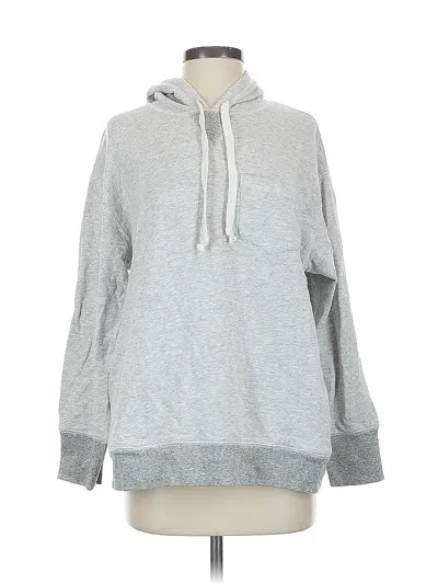 Pre-owned Jcrew Pullover Hoodie In Gray