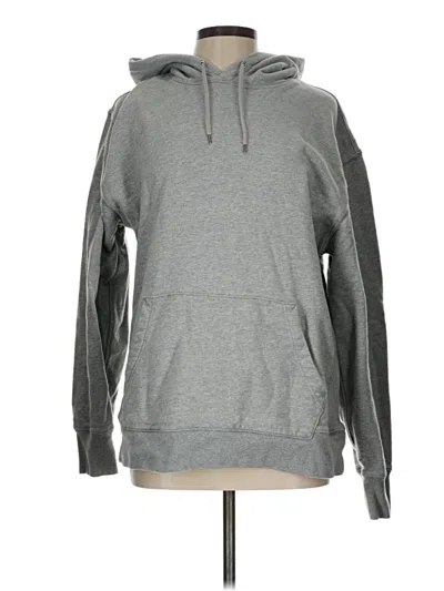 Pre-owned Jcrew Pullover Hoodie In Gray