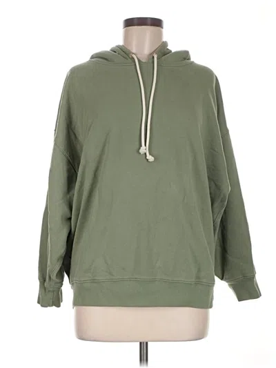 Pre-owned Jcrew Pullover Hoodie In Green