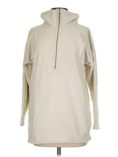 Pre-owned Jcrew Pullover Hoodie In Ivory