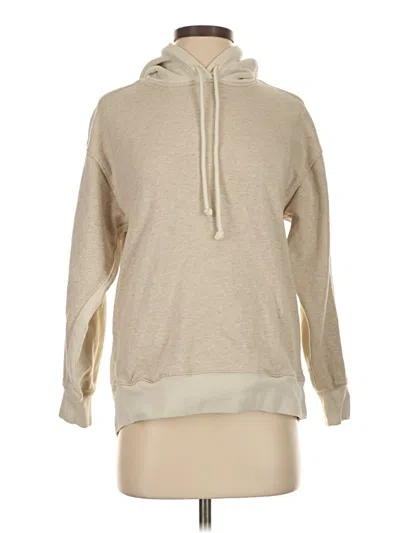 Pre-owned Jcrew Pullover Hoodie In Tan