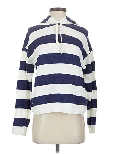 Pre-owned Jcrew Pullover Hoodie In White