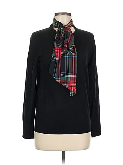 Pre-owned Jcrew Pullover Sweater In Black