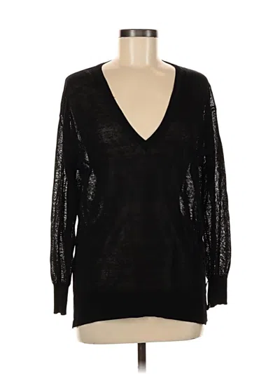 Pre-owned Jcrew Pullover Sweater In Black