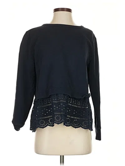 Pre-owned Jcrew Pullover Sweater In Black