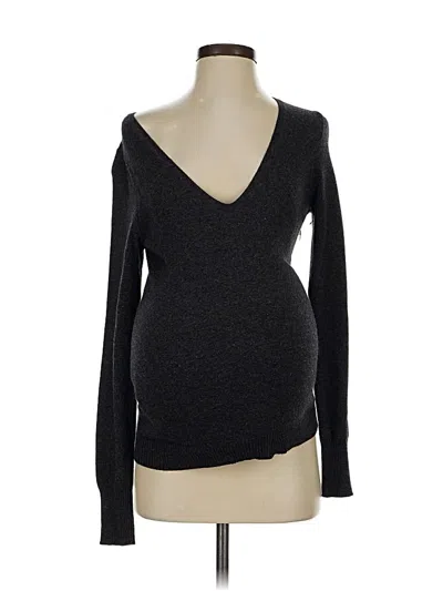 Pre-owned Jcrew Pullover Sweater In Black