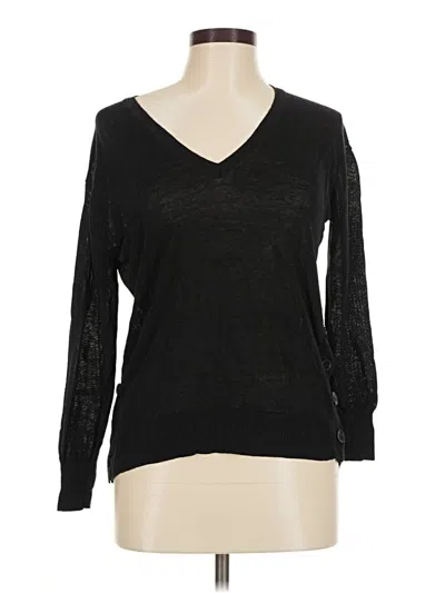 Pre-owned Jcrew Pullover Sweater In Black