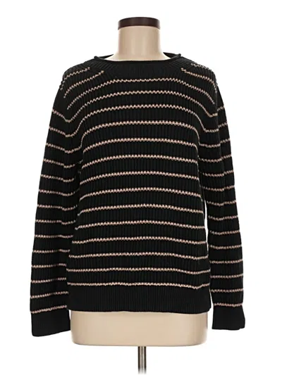 Pre-owned Jcrew Pullover Sweater In Black