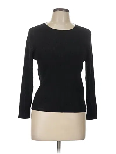 Pre-owned Jcrew Pullover Sweater In Black