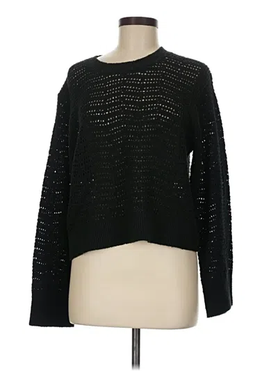 Pre-owned Jcrew Pullover Sweater In Black