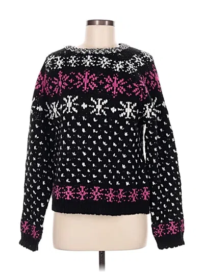 Pre-owned Jcrew Pullover Sweater In Black