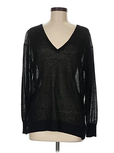 Pre-owned Jcrew Pullover Sweater In Black