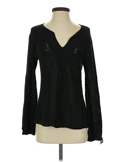 Pre-owned Jcrew Pullover Sweater In Black
