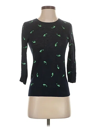 Pre-owned Jcrew Pullover Sweater In Black