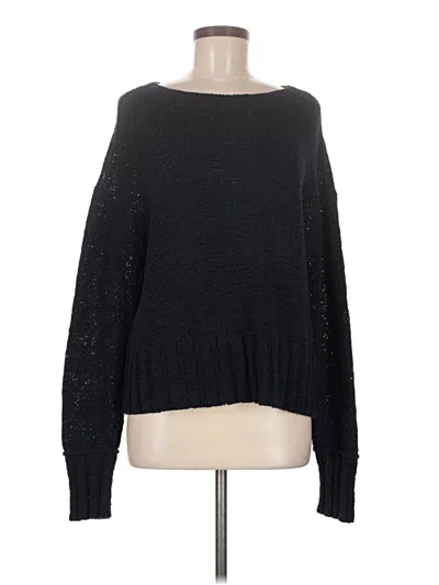 Pre-owned Jcrew Pullover Sweater In Black
