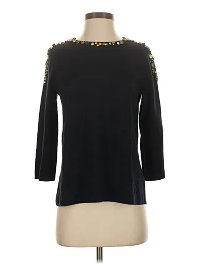 Pre-owned Jcrew Pullover Sweater In Black