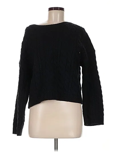 Pre-owned Jcrew Pullover Sweater In Black