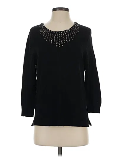 Pre-owned Jcrew Pullover Sweater In Black