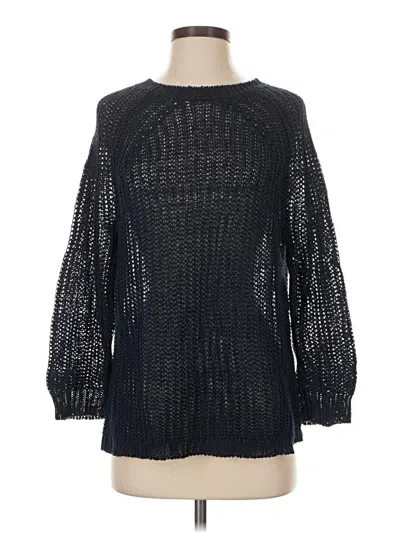 Pre-owned Jcrew Pullover Sweater In Black