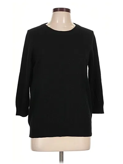 Pre-owned Jcrew Pullover Sweater In Black