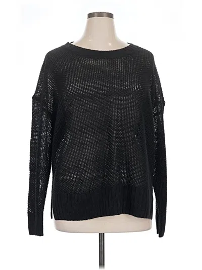 Pre-owned Jcrew Pullover Sweater In Black