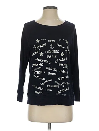 Pre-owned Jcrew Pullover Sweater In Black
