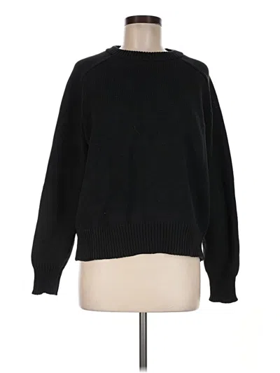 Pre-owned Jcrew Pullover Sweater In Black